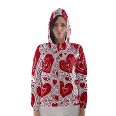 Be My Valentine Women s Hooded Windbreaker