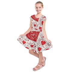 Be My Valentine Kids  Short Sleeve Dress