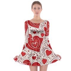 Be My Valentine Long Sleeve Skater Dress