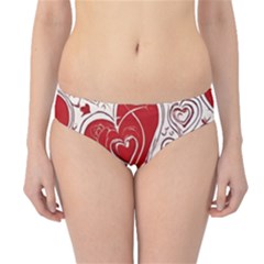 Be My Valentine Hipster Bikini Bottoms