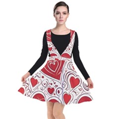 Be My Valentine Plunge Pinafore Dress