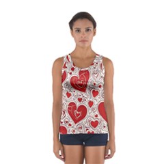 Be My Valentine Sport Tank Top 