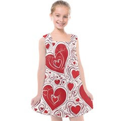 Be My Valentine Kids  Cross Back Dress