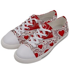 Be My Valentine Men s Low Top Canvas Sneakers