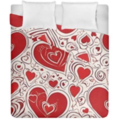 Be My Valentine Duvet Cover Double Side (california King Size)