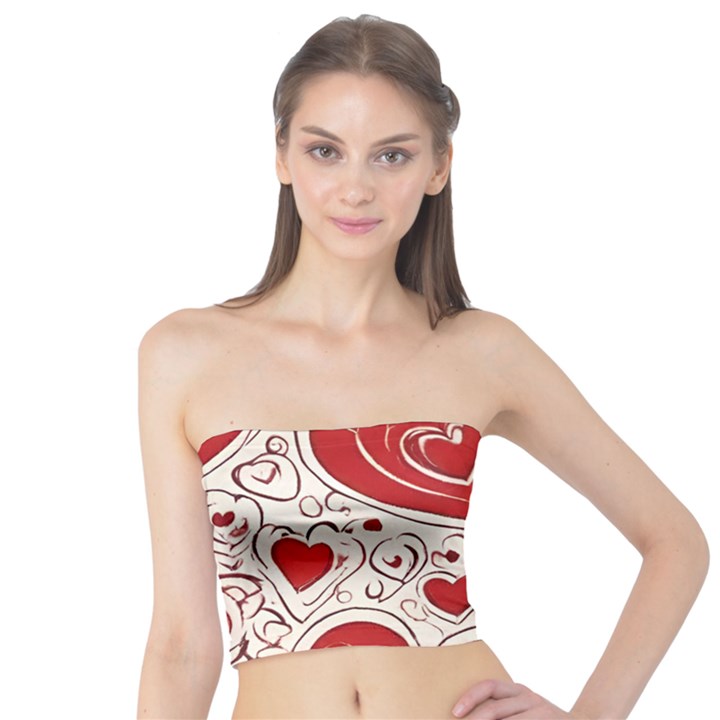 Be My Valentine Tube Top