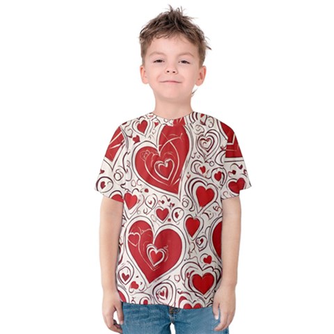 Be My Valentine Kids  Cotton T-shirt by pollyparadiseartshop