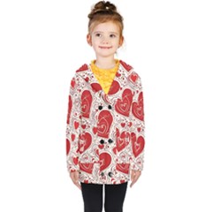 Be My Valentine Kids  Double Breasted Button Coat