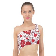 Be My Valentine Spliced Up Bikini Top 