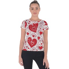 Be My Valentine Short Sleeve Sports Top 