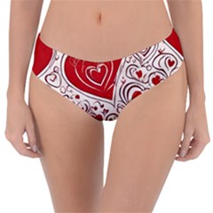 Be My Valentine Reversible Classic Bikini Bottoms