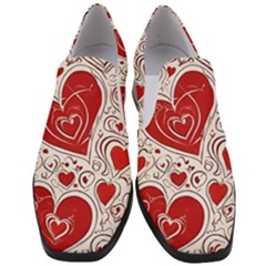 Be My Valentine Women Slip On Heel Loafers by pollyparadiseartshop