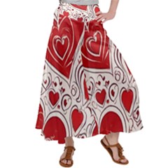 Be My Valentine Women s Satin Palazzo Pants