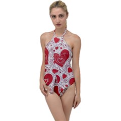 Be My Valentine Go With The Flow One Piece Swimsuit