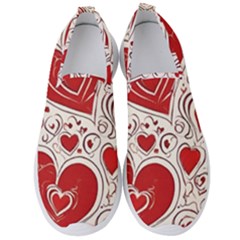 Be My Valentine Men s Slip On Sneakers by pollyparadiseartshop