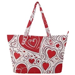 Be My Valentine Full Print Shoulder Bag