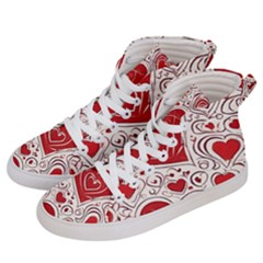 Be My Valentine Women s Hi-top Skate Sneakers