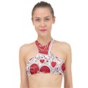 Be My Valentine High Neck Bikini Top View1