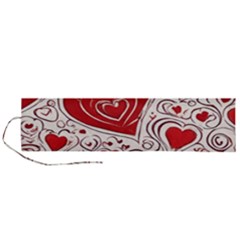 Be My Valentine Roll Up Canvas Pencil Holder (l)