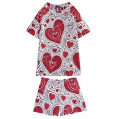 Be My Valentine Kids  Swim T-shirt And Shorts Set