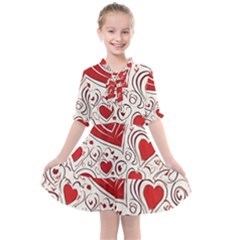 Be My Valentine Kids  All Frills Chiffon Dress