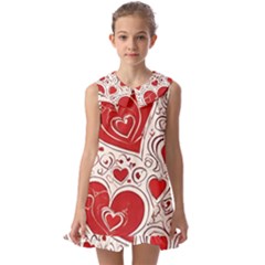 Be My Valentine Kids  Pilgrim Collar Ruffle Hem Dress