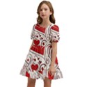 Be My Valentine Kids  Short Sleeve Dolly Dress View2