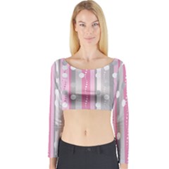 Candy Long Sleeve Crop Top