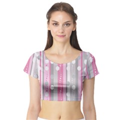 Candy Short Sleeve Crop Top