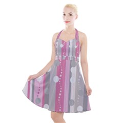 Candy Halter Party Swing Dress 