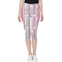 Candy Inside Out Lightweight Velour Capri Leggings 