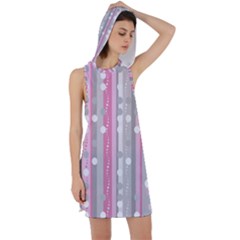 Candy Racer Back Hoodie Dress