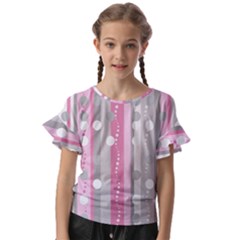 Candy Kids  Cut Out Flutter Sleeves