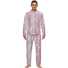 Candy Men s Long Sleeve Velvet Pocket Pajamas Set