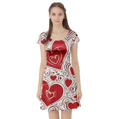 Be My Valentine Short Sleeve Skater Dress