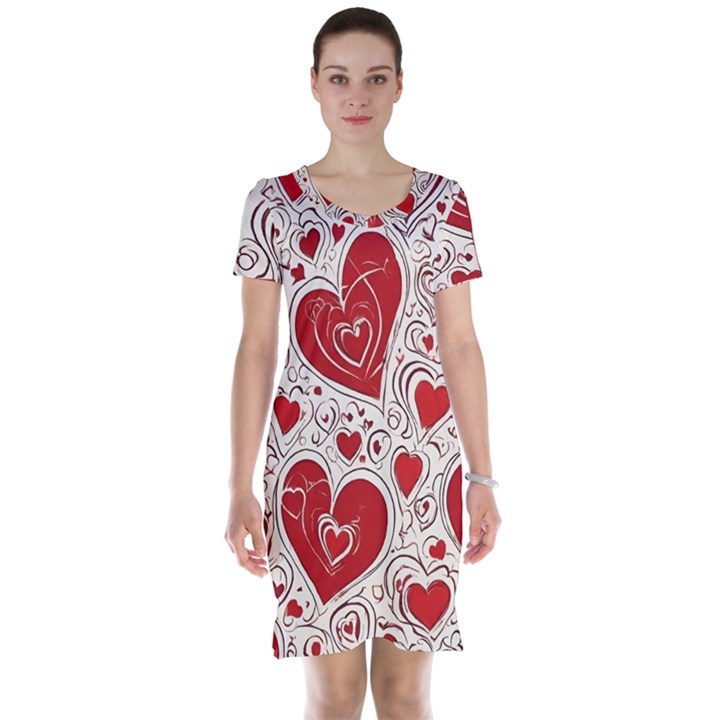 Be My Valentine Short Sleeve Nightdress