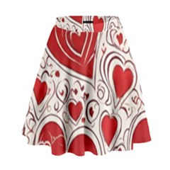 Be My Valentine High Waist Skirt