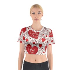 Be My Valentine Cotton Crop Top