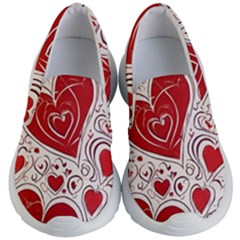 Be My Valentine Kids Lightweight Slip Ons