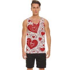 Be My Valentine Men s Wide Collar Tank Top