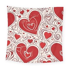 Be My Valentine Square Tapestry (large) by pollyparadiseartshop