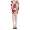 Be My Valentine Midi Wrap Pencil Skirt View1