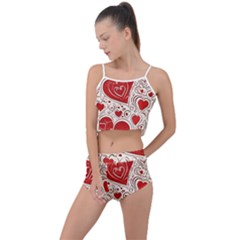 Be My Valentine Summer Cropped Co-ord Set