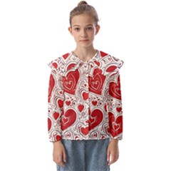 Be My Valentine Kids  Peter Pan Collar Blouse