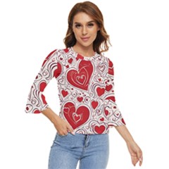 Be My Valentine Bell Sleeve Top