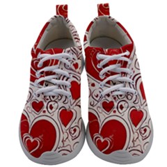 Be My Valentine Mens Athletic Shoes by pollyparadiseartshop