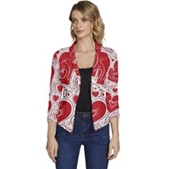 Be My Valentine Women s Casual 3/4 Sleeve Spring Jacket