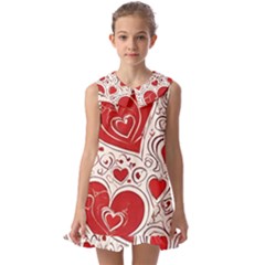 Be My Valentine Kids  Pilgrim Collar Ruffle Hem Dress by pollyparadiseartshop