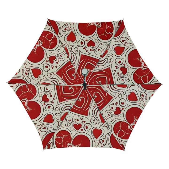 Be My Valentine Automatic Folding Umbrella with Case (Small)