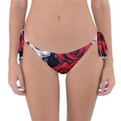 Roses And Skulls Reversible Bikini Bottoms